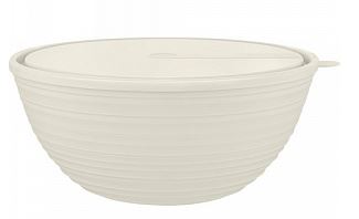 Салатник Sugar&Spice Cardamom с крышкой 2,3л белый зефир